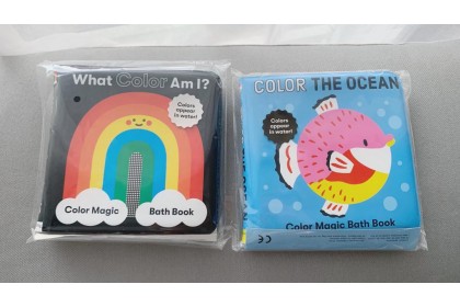 Color the Ocean Color Magic Bath Book