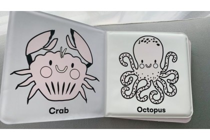 Color the Ocean Color Magic Bath Book