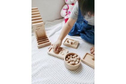 Montessori Wooden Number Tracing & Counting Boards